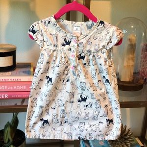 {Carter’s} dog print tunic/top